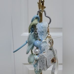 Fancy Multi-Charm Bag Accessory